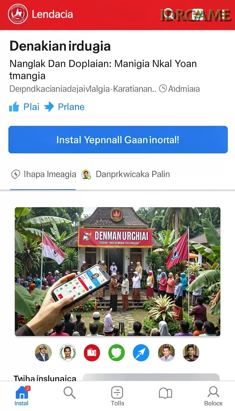 Cuplikan layar MITRATOGEL — halaman utama